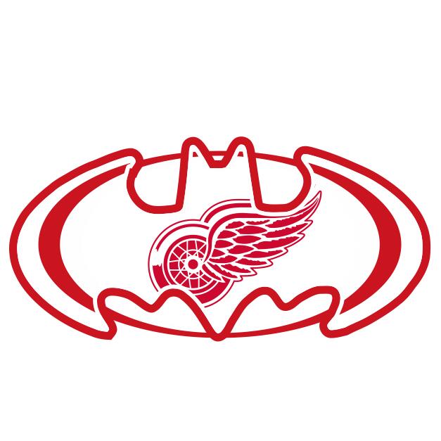 Detroit Red Wings Batman Logo DIY iron on transfer (heat transfer)